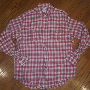Brooks Brother Large Linen button down shirt